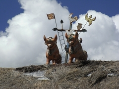 Gluecksbringer auf dem Dach - Peru